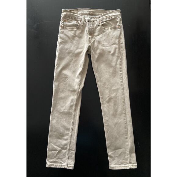 LEVI’S 511 Slim Fit Tan Denim Jeans sz 31x32 (actual 29x29) - Picture 1 of 16